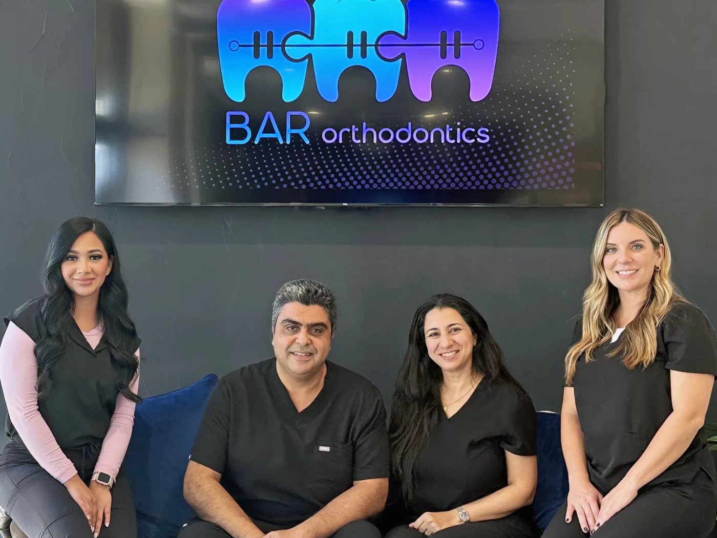 Dr. Bar and the Bar Orthodontics team in the Rockwall office